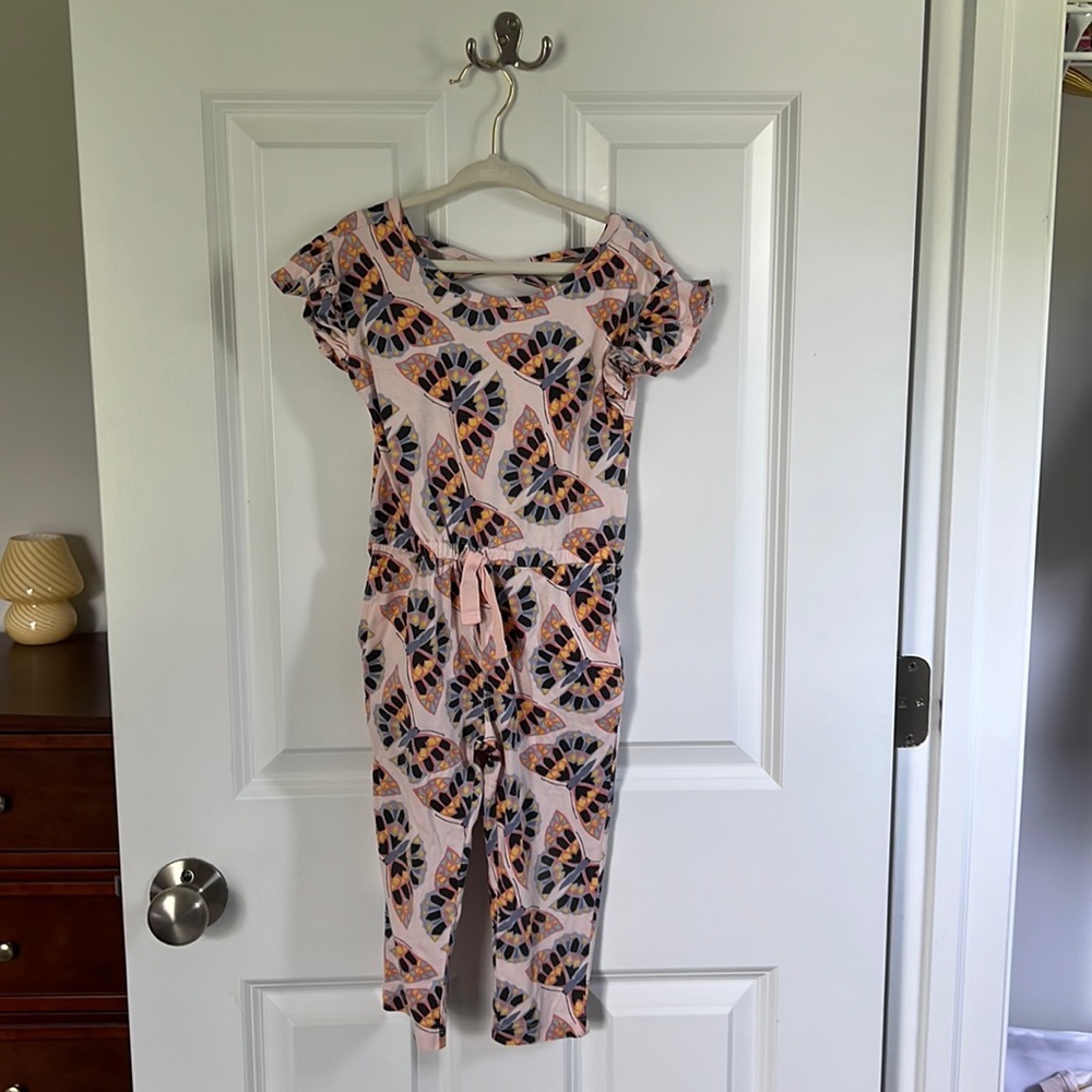 Tea Collection Cross-back Romper Size 3 Toddler Girl